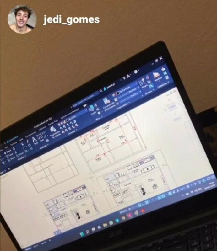 Formação Projetista do Expert Cursos depoimento e resultados prints de alunos