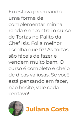 Curso Tortas no Palito depoimento e resultados prints de alunos