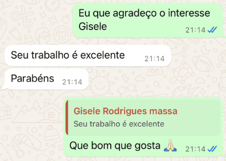 Curso GPT Academico - Pesquisa Científica com Inteligência Artificial depoimento e resultados prints de alunos