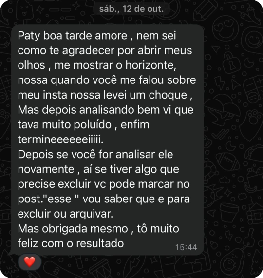 Formação Confeitaria Inteligente  depoimento e resultados prints de alunos