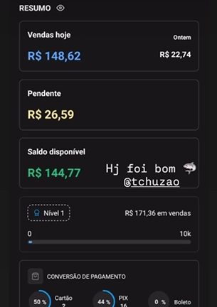 Comunidade Tchuzão depoimento e resultados prints de alunos