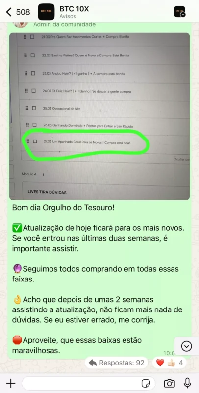 Curso BTC 10X funciona mesmo
