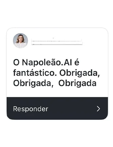 Napoleão IA: Inteligência Artificial Especialista em Direito Imobiliário Extrajudicial depoimento e resultados prints de alunos