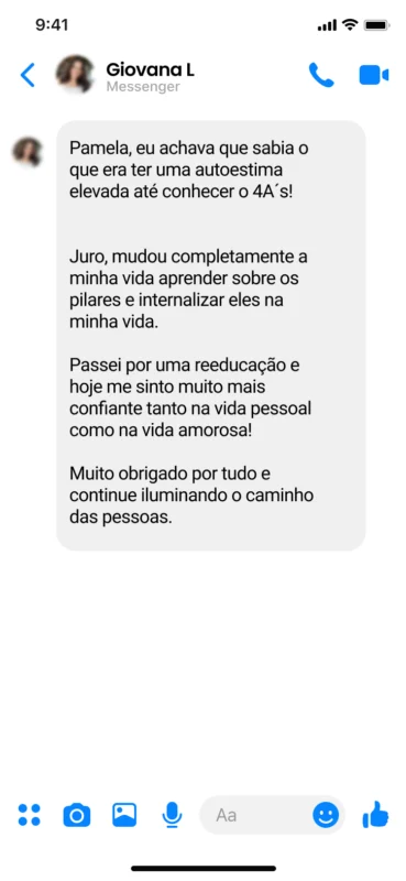 Super Aula : 4A's da Autoestima depoimento e resultados prints de alunos